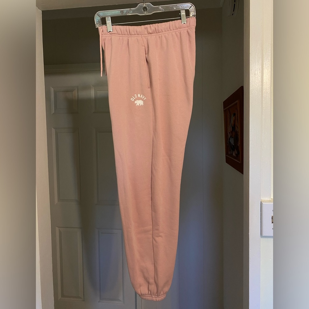 OLD NAVY High Waisted Logo Sweat Pants Women - Picture 3 of 5